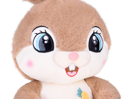 Plush rabbit 40 cm. Charming brown CARAMEL with foldable ears ZA5922