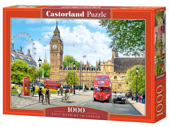 Busy Morning in London 1000 Piece Puzzle C-104963-2