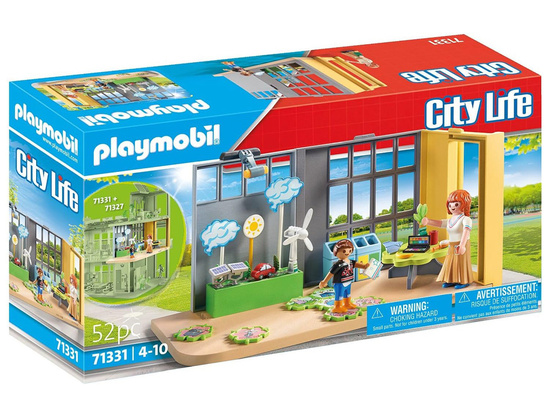 Klocki Playmobil 52-elementy 71331Szkoła rozbudowa nauka o środowisku ZA5992