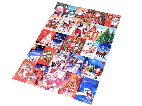 Advent Calendar PUZZLE - 24 Christmas puzzles in a VINTAGE style ZA5885