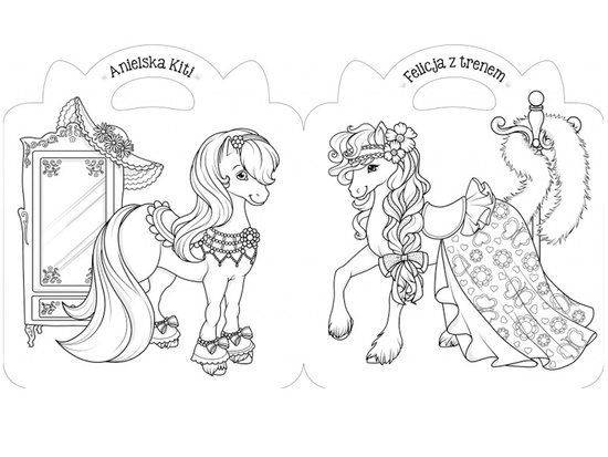 Aksjomat Kucyki. Malowanka z naklejkami. Świat mody KS1077