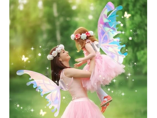 Fairytale Wings for Butterfly, Elf, Fairy Glowing LED wings ZA5001