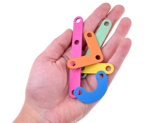 Montessori puzzle wooden colorful sticks ZA4686