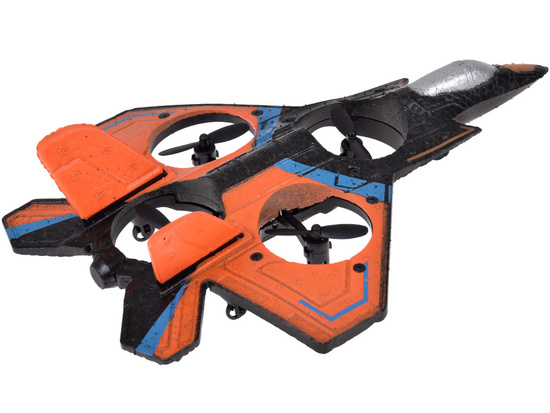 Remote controlled Quadcopter drone - flying vehicle + colored diodes RC0701