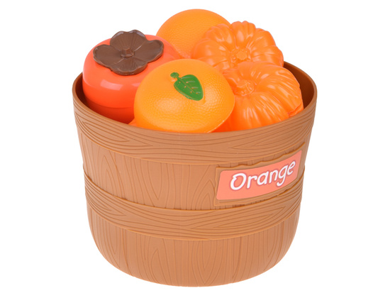 Set for cutting vegetables and fruits with Velcro + learning colors - 34 pieces ZA5904