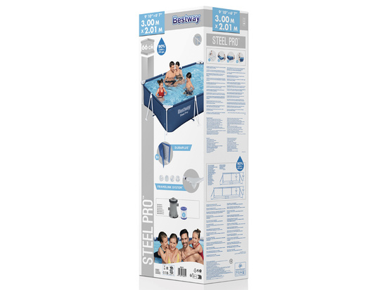 Bestway Basen STELAŻOWY 300x201x66cm zestaw 17w1 komplet 56411