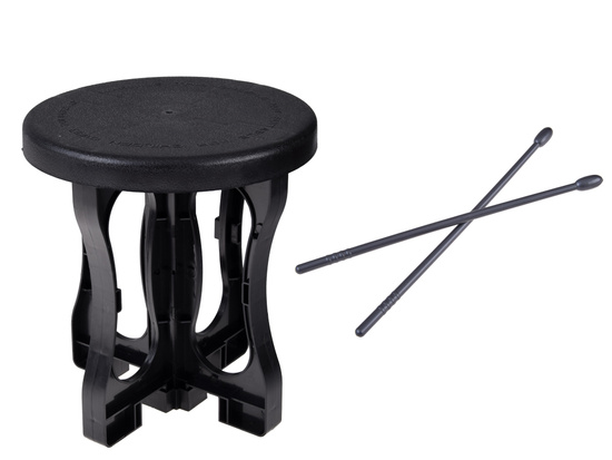 Children's drum set 5 drums + stool included - blue design IN0182