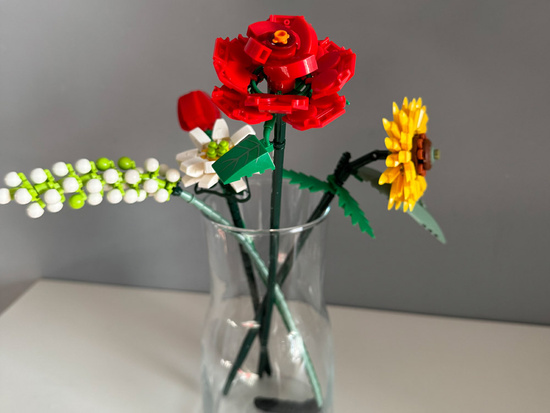 Creative Building Blocks Bouquet of Colorful Flowers 568 pcs ZA5346