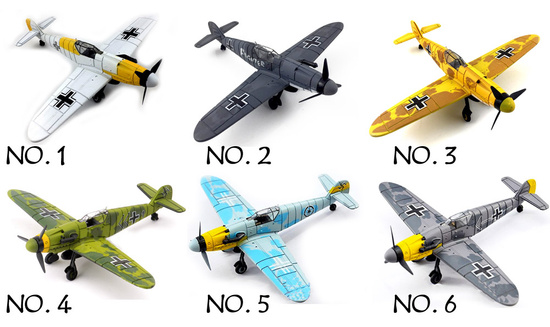 Plastic Airplane BF-109 for folding 1:48 ZA2590
