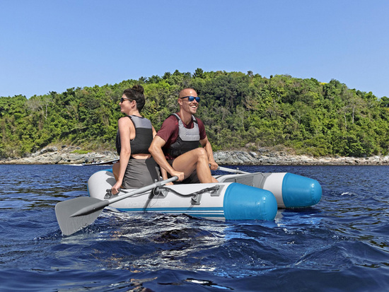 Bestway Inflatable boat CASPIAN 230x130x33cm - set of paddles + pump 65046