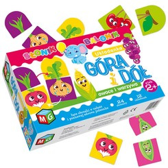 Top and Bottom game: fruits and vegetables GR0311