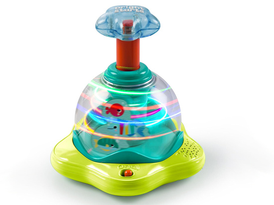 Spinning top, spinner with 20 melodies, volume control and spinning lights ZA6000