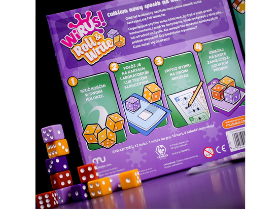 Muduko Exciting Virus Game! Roll&Write GR0822