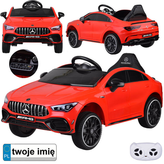 Mercedes AMG CLA 45s battery-powered car for children, rocking effect PA0307