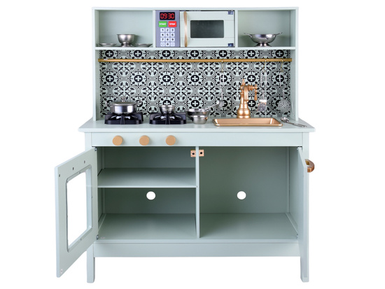 Beautiful Mint wooden kitchen for children ZA4128