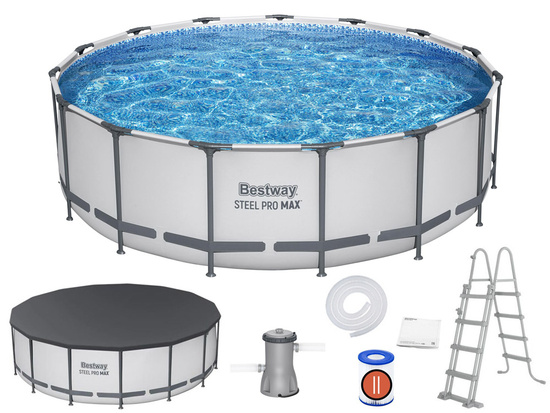 Bestway Frame Pool 457x122cm 10in1 Pump Ladder Cover 56438