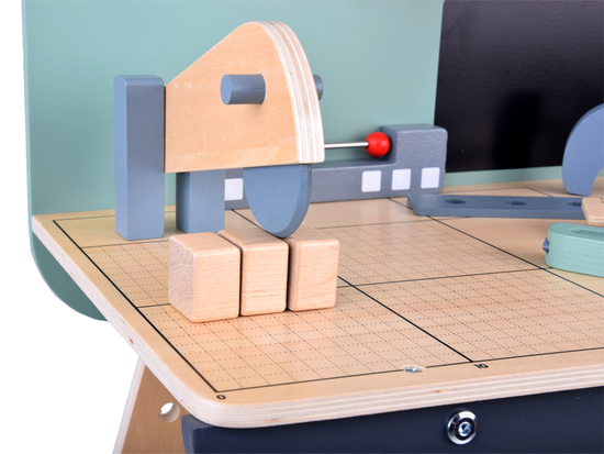 Wooden workshop for a little handyman tools for children ZA5616