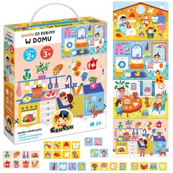 CzuCzu Puzzle What we do At home 24 pieces ZA4849