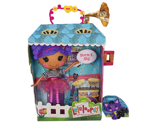 Lalaloopsy duża rockowa Lalka Storm E Sky 33 cm + kotek ZA4912