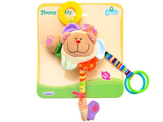 Hanger for a cot or stroller - rustling soft TEDDY BEAR ZA1823