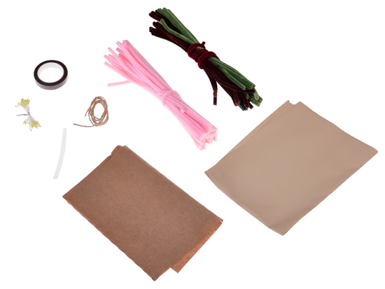 DIY Creative Kit Make a Fabric Flower Bouquet JAPANESE CHERRY ZA5867