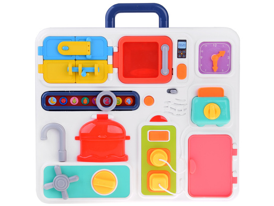 Manipulative board kitchen with sound effects and lights Montessori ZA4658