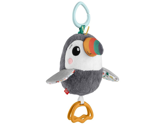 Fisher-Price Toucan Flapping Wings Rattle Pendant ZA6034