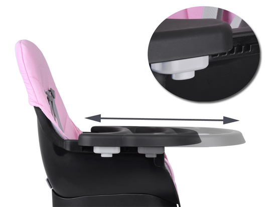 Multifunctional 6-in-1 swivel feeding chair for children ZA5659