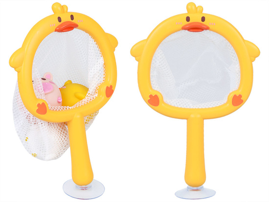 Bath toys FISHING 3 rubber animals without a hole + strainer ZA5924