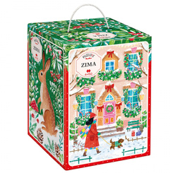 CzuCzu Puzzlove Zima 4 układanki po 150 elementów ZA6114