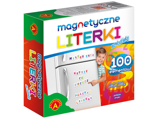 Literki magnetyczne na lodówkę 100 elem TA0104