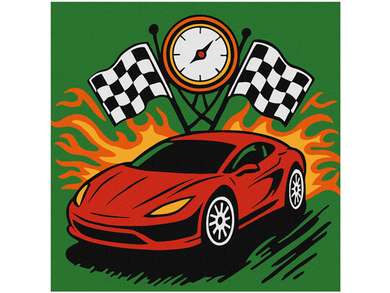 Painting by numbers for kids 25x25cm KHO1315 Moment of victory AP0082