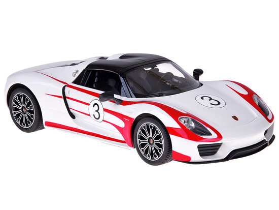 Rastar auto zdalnie sterowane Porsche 918 Spyder 1:14 pilot ośw RC0711 