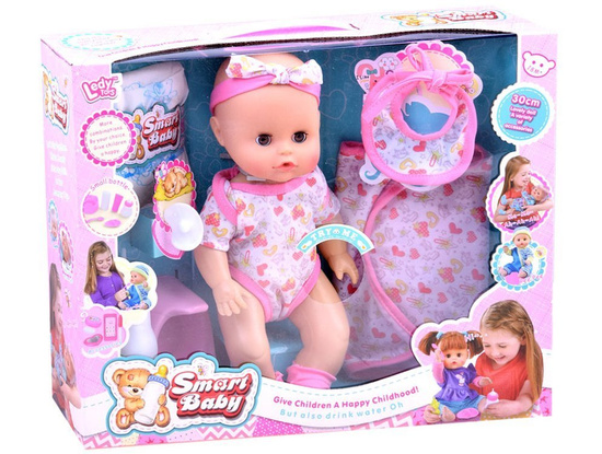 Interactive baby dolls drink pee says ZA2542