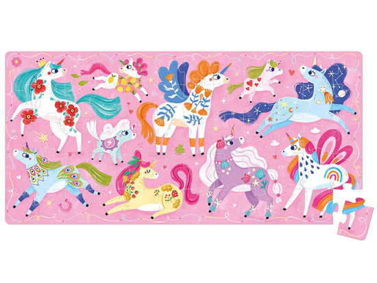 CzuCzu Puzzle Ah Unicorns ponies 60 pieces ZA4851