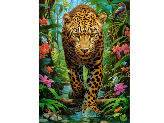 Puzzle 2000 pieces Leopard in the Wild