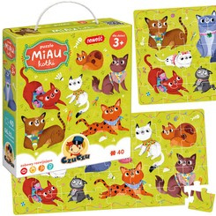 CzuCzu Puzzle Meow Cats 40 el. ZA4598