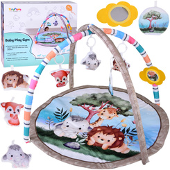 Colorful Educational Play Mat with Animals – Soft and Safe ZA5825