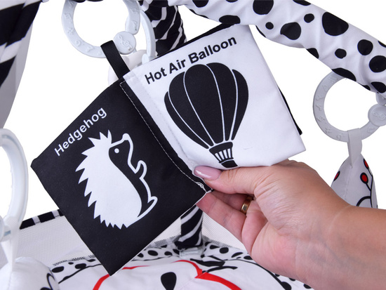 Contrasting educational mat playpen + balls rustling book ZA5826
