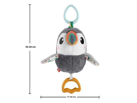 Fisher-Price Toucan Flapping Wings Rattle Pendant ZA6034