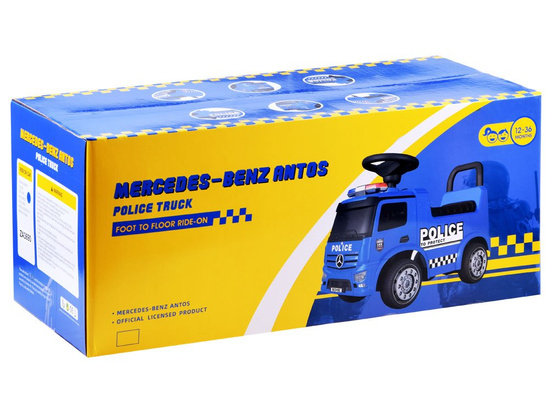 Mercedes POLICE ride-on toy car pusher ZA3690