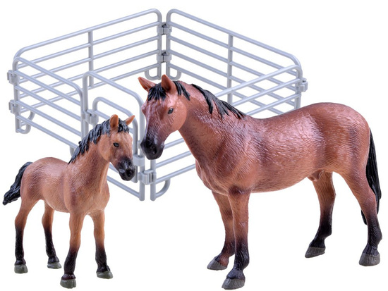 ANIMALS FARM SERIES Set of figurines "Horse and foal" HORSES COLLECTION ZA3391