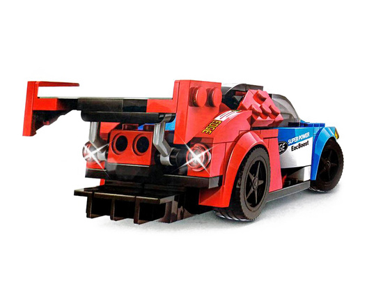 Technical blocks Sports car BLUE-RED 138-piece ZA5744