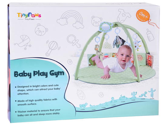 Educational Baby Play Mat with Arch + Toys, Teether, Contrast Book ZA5827