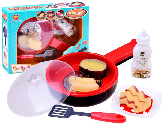 Kitchen set, frying pan, accessories, sound ZA2636