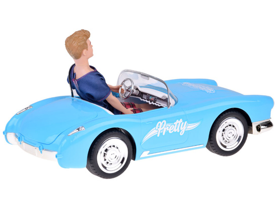 Remote Control Car Retro Cadillac with Doll – Stylish Driver, Ride with Class RC0746