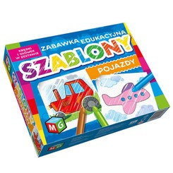 Multigra Zestaw Szablony Pojazdy + kredki KS0013