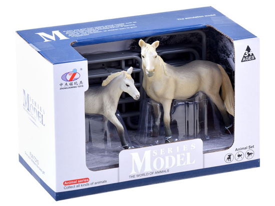 ANIMALS FARM SERIES Set of figurines "Horse and foal" HORSES COLLECTION ZA3391