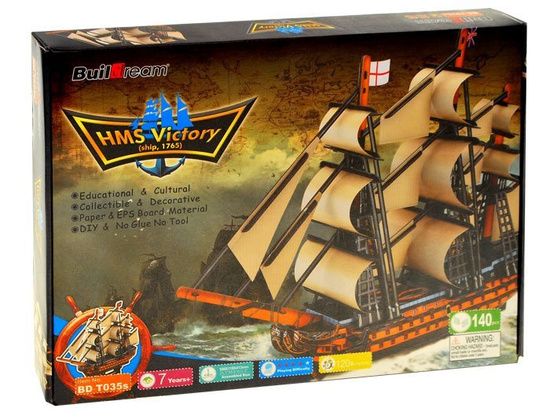 Puzzle 3D statek HMS VICTORY okręt morski ZA1785