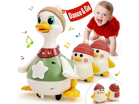 Interactive Duck Family Walking duck with baby ducklings ZA5422